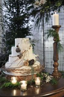 wedding photo - Зимние Свадьбы Сверкают Драматического Элегантность