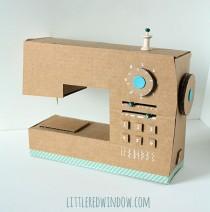 wedding photo - How to Make Cardboard Box Sewing Machine - DIY & Crafts - Handimania