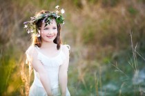 wedding photo - Les filles de fleurs et porteurs d'alliances