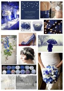 wedding photo - Le mariage bleu