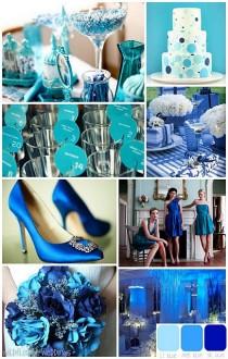wedding photo - Le mariage bleu