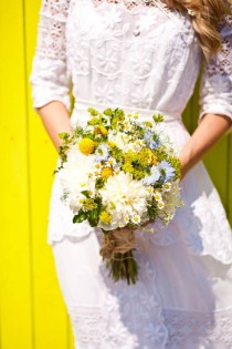 wedding photo -  Оригинал Edwardian свадебное платье для 1960-х годов Mod вдохновлен Брайтон свадьба...