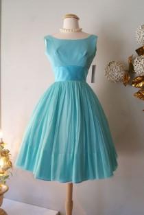wedding photo - Vintage 1960's платье // 1960-х годов морская пена, сон платье