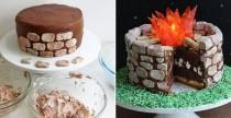 wedding photo - How to Make Fire Pit S'mores Cake - Cooking - Handimania