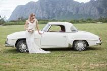 wedding photo - Vintage bohème, mariage Polo inspiré à Hawaï