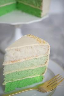 wedding photo - How to Make St. Patrick's Ombre Cake - Cooking - Handimania