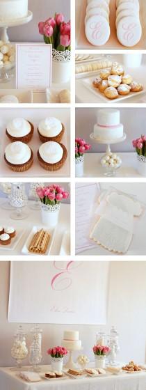 wedding photo - Lace And Embroidery Guest Dessert Feature