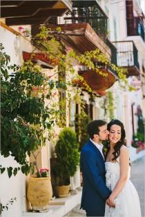 wedding photo - Bright And Colorful Greece Wedding