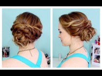 wedding photo - Quick Side Updo For Prom! (Or Weddings! :d)