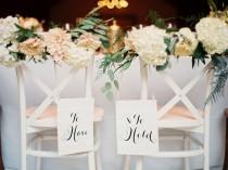 wedding photo - Wedding CHAIRS-Bride & Groom 