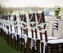 wedding photo - Navy And White Texas Wedding