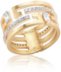 wedding photo - Ivanka Trump Metropolis 18k Geometric Wedding Band Ring with Deco Diamonds