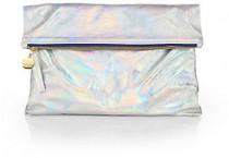 wedding photo - Clare V. Holographic Fold-Over Clutch