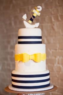 wedding photo - Nautical 'I Dos': Bright   Bold Color   Stripes