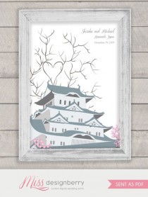 wedding photo - Japanese Wedding Guest Book Tree