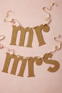 wedding photo - Newly Minted Chair Signs