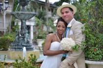 wedding photo - Erika & Fernando's beachside Jamaican elopement
