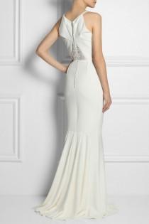 wedding photo - Mirah Lace And Stretch-crepe Fishtail Gown