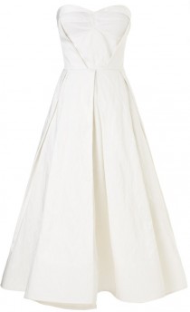wedding photo - Maticevski White Cotton Voltaire Gown