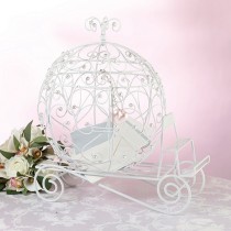 wedding photo - Wedding Fairy Tale CINDERELLA COACH CARD HOLDER BOX