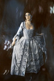 wedding photo - Custom Marie Antoinette Rococo Alternative Wedding Gown MADE TO MEASURE