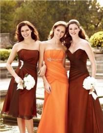 wedding photo - {It's Fall Y'all}: A Palette Of Burnt Orange, Chocolate, Latte   Ivory