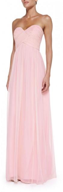 wedding photo - Donna Morgan Laura Strapless Ruched-Bodice Gown