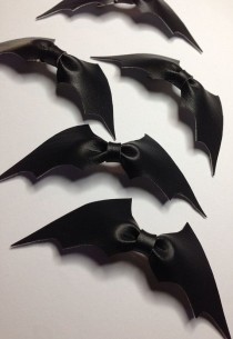 wedding photo - Leather Bat Bow