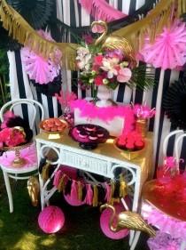wedding photo - Flamingo Bridal/Wedding Shower Party Ideas
