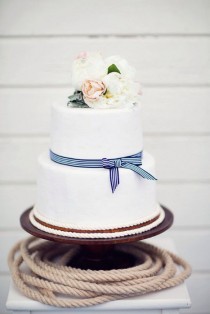 wedding photo - Nautical Stripes Wedding Inspiration