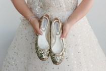 wedding photo - 15 Ways to Wear Flat Shoes at Your Wedding