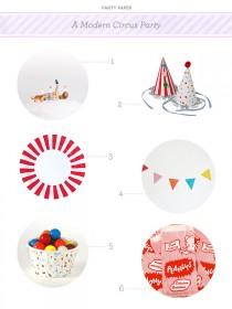 wedding photo - Party Paper: A Modern Circus Party