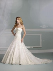 wedding photo -  A Line Wedding Dresses and Gowns