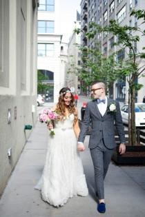 wedding photo - Real wedding: Jennifer + Daniel - Brooklyn Bride - Modern Wedding Blog