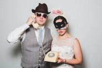 wedding photo - The Bonkers Box. Fun Fancy Dress Wedding Photo Booth. In The Hotseat