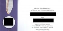 wedding photo - Here's Why You Really Should Proofread Your Wedding Invites