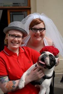 wedding photo - Let's drool over 21 offbeat wedding pups
