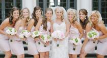 wedding photo - Florida Wedding with Romantic Pink Details - MODwedding
