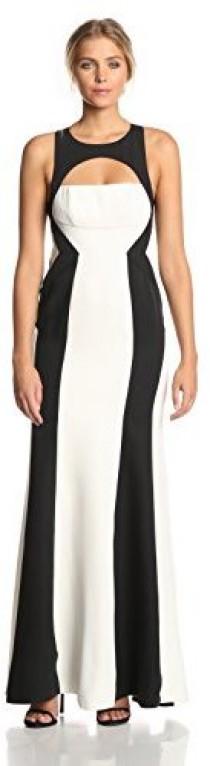 wedding photo - BCBGMAXAZRIA Women's Bethany Fitted Evening Dress with Open Back