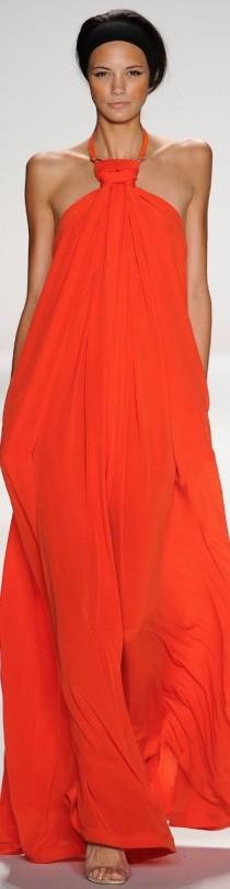 wedding photo - Gowns....Orange Obsessions