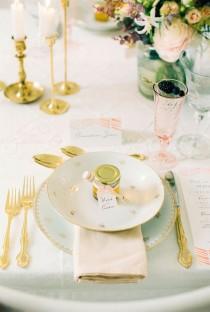 wedding photo - Pink & Gold Dinner Party   Get The Look