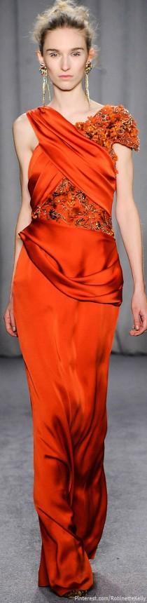 wedding photo - Gowns....Orange Obsessions