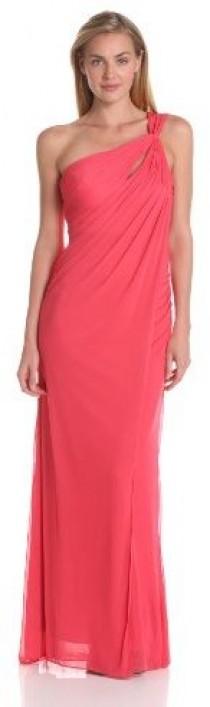 wedding photo - Adrianna Papell Women's One Shoulder Draped Gown