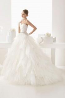 wedding photo -  Sweetheart Strapless Empire Ball Gown Tulle Wedding Dress with Wrap