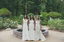 wedding photo - Daughters Of Simone Bridesmaid Gowns - Polka Dot Bride
