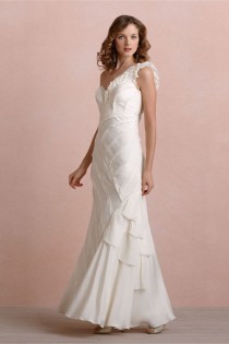 wedding photo - Ribboned Silk Gown
