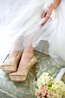 wedding photo - Gold And Ivory Wedding