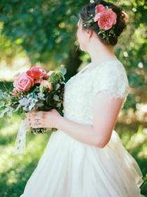 wedding photo - Romantic + Feminine Garden Wedding