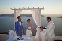 wedding photo -  MarryMe in Greece: American - Russian love finds happy end with an elegant wedding in Santorini