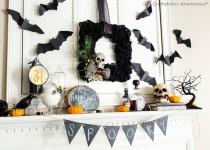 wedding photo - How to Make Black Burlap Halloween Wreath - DIY & Crafts - Handimania